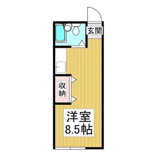 コーポルートヒル【207号室】の間取り