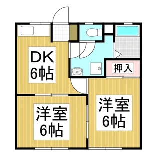 コーポ東【103号室】の間取り