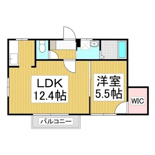 ディアスペッカリー【102号室】の間取り
