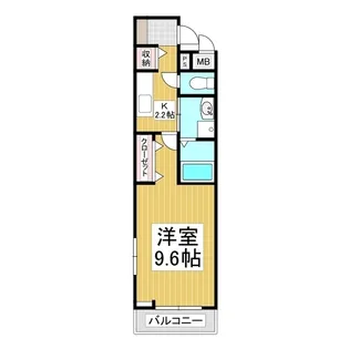 フェレーザ本町【204号室】の間取り