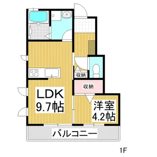 ドリーム安曇野D【1階】の間取り