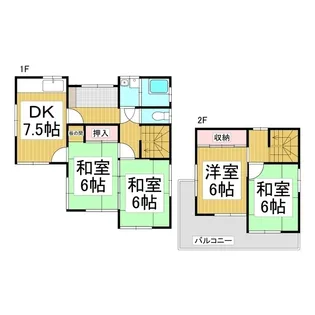長野県茅野市米沢【一戸建】の間取り