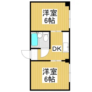 メゾン・ド・渚【301号室】の間取り