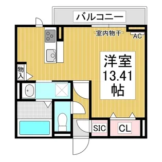 CUBE【3階】の間取り