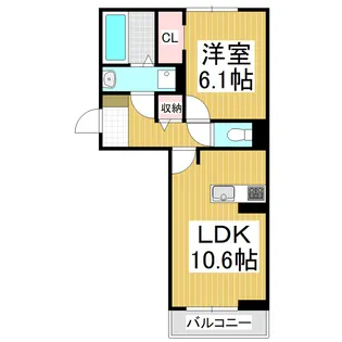 Floracion(フロラシオン)【2階】の間取り