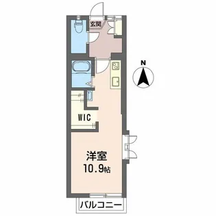 フレグランスマルナカ【1階】の間取り