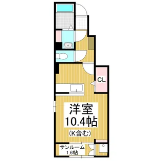 カサ・アレグリア B【1階】の間取り