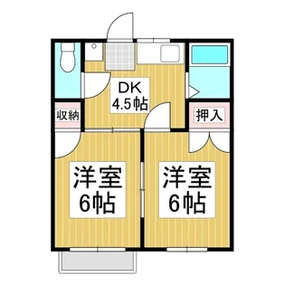 ブラボー50 №17【105号室】の間取り