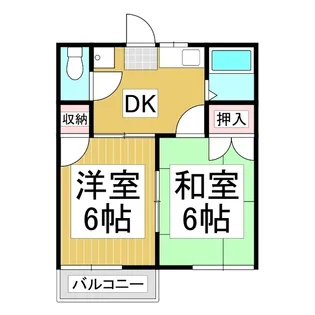 ブラボー50 №14【202号室】の間取り