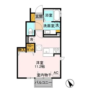 アマール エスパシオ【1階】の間取り