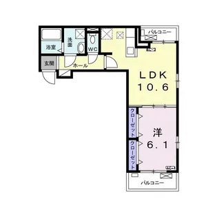 ハーバーフロントエス【3階】の間取り