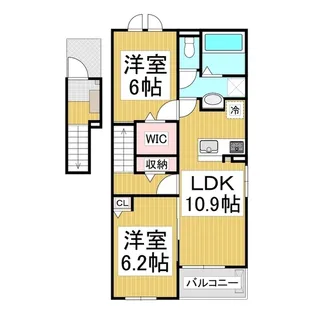 アルク・エール【2階】の間取り