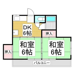 清水ビル【305号室】の間取り