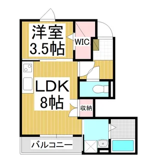 リガシー上松【1階】の間取り