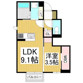 hull (ハル)【1階】の間取り