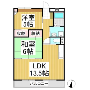 長野県東御市和【マンション】の間取り
