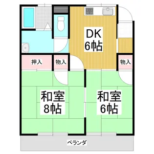 センチュリーハイツ A【A05号室】の間取り