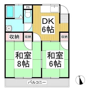 センチュリーハイツ A【A06号室】の間取り