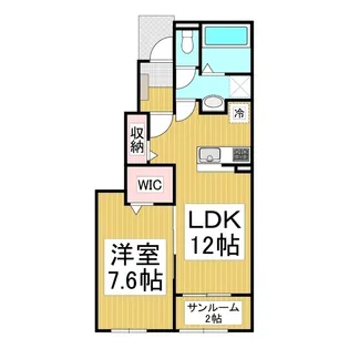 ル・ボートン【1階】の間取り