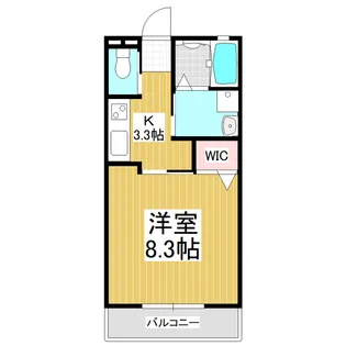 ドレスデン【102号室】の間取り