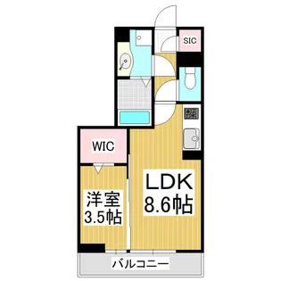 ヴィオコート 平田【3階】の間取り
