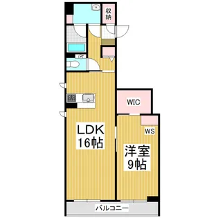 フルラージュ翠【2階】の間取り