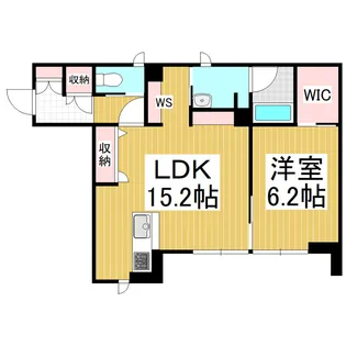 アトリエール桐【1階】の間取り