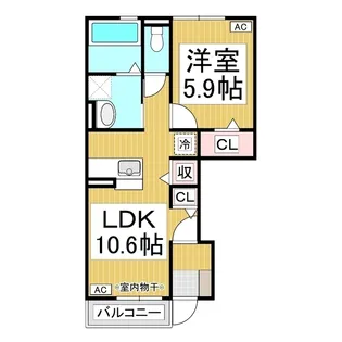 J e u n esse【1階】の間取り