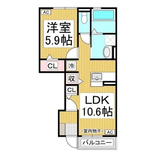 Jeunesse【1階】の間取り