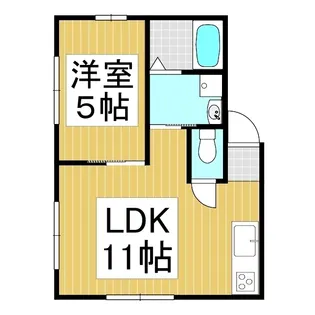 エクシブ山っ湖 C棟【102号室】の間取り
