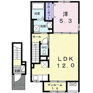 セレーノ佐久【2階】の間取り