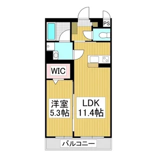 コンフォーティア伊那中央A【302号室】の間取り