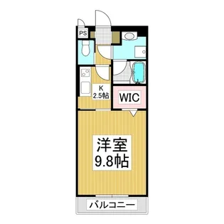 コンフォーティア伊那中央A【503号室】の間取り