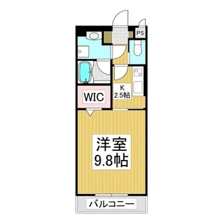 コンフォーティア伊那中央A【306号室】の間取り