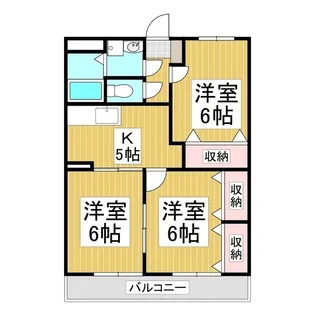 マンショングランヴェール 2号館【101号室】の間取り