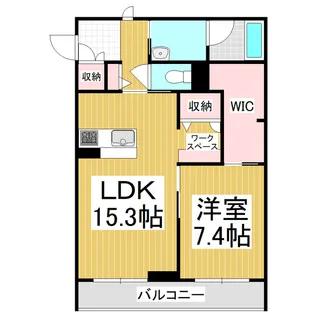 シャーメゾン開智【103号室】の間取り