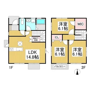 長野県北佐久郡御代田町馬瀬口【一戸建】の間取り