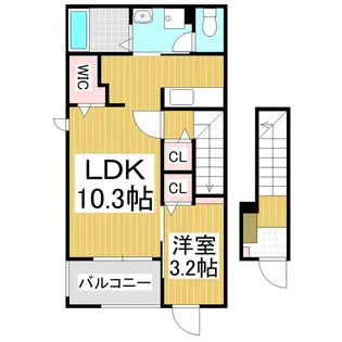 エル・ソラーレ【2階】の間取り