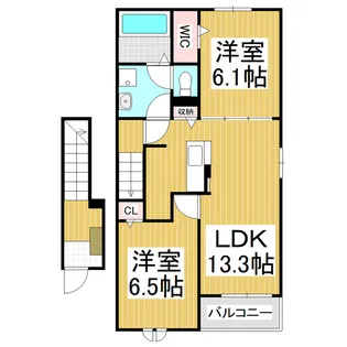 ベラ フォレスタ【2階】の間取り