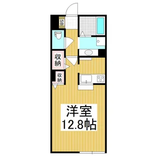 イリス松本南【102号室】の間取り
