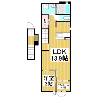 アルバルーチェS【2階】の間取り