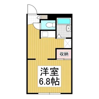 レオパレスアルペン【201号室】の間取り