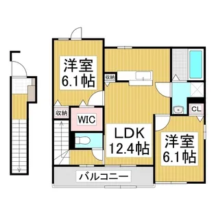 ベルク蓼科【2階】の間取り