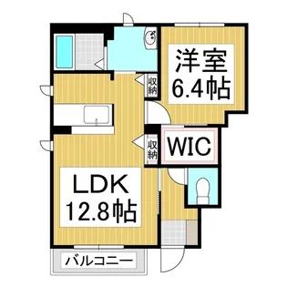 シャーメゾン キクチ A【101号室】の間取り