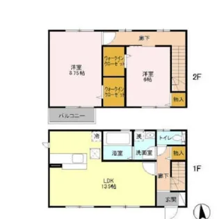 プリモ桜【102号室】の間取り