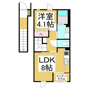 スターテラス 北澤【2階】の間取り