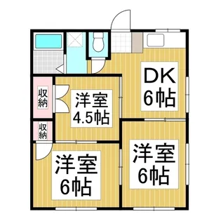 メゾン柊【202号室】の間取り
