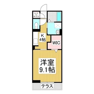 Lupinus境 A棟【3階】の間取り