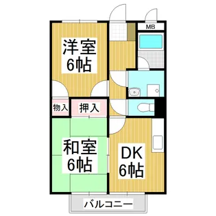 Surplus Twoハタダ【2階】の間取り