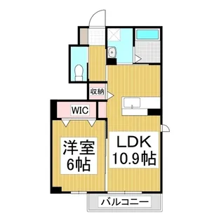 Terres d'etoiles(テール デトワール)Ⅰ【101号室】の間取り